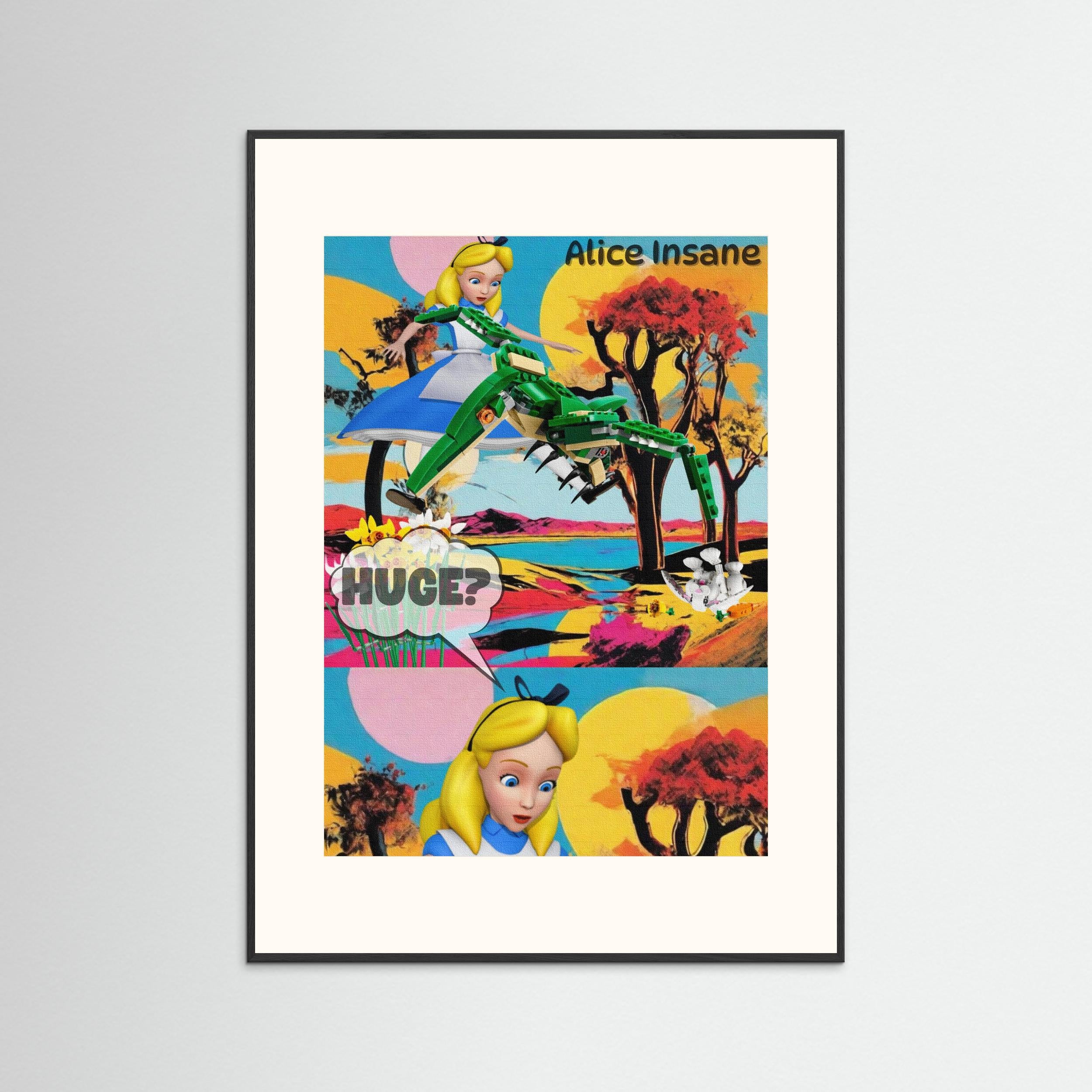 Alice Insane - Fine art paper print