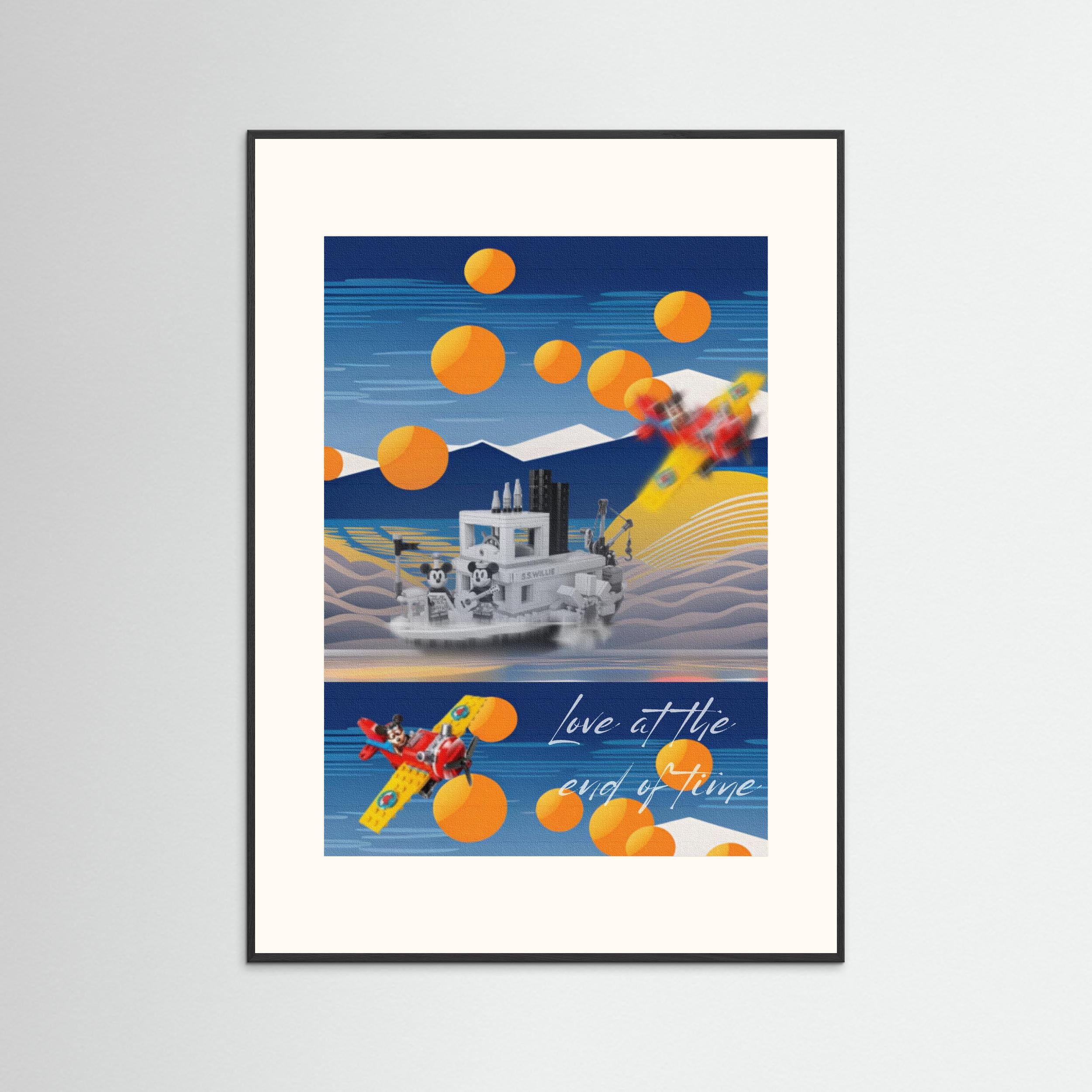 Love at the end of Time - Fine art paper print