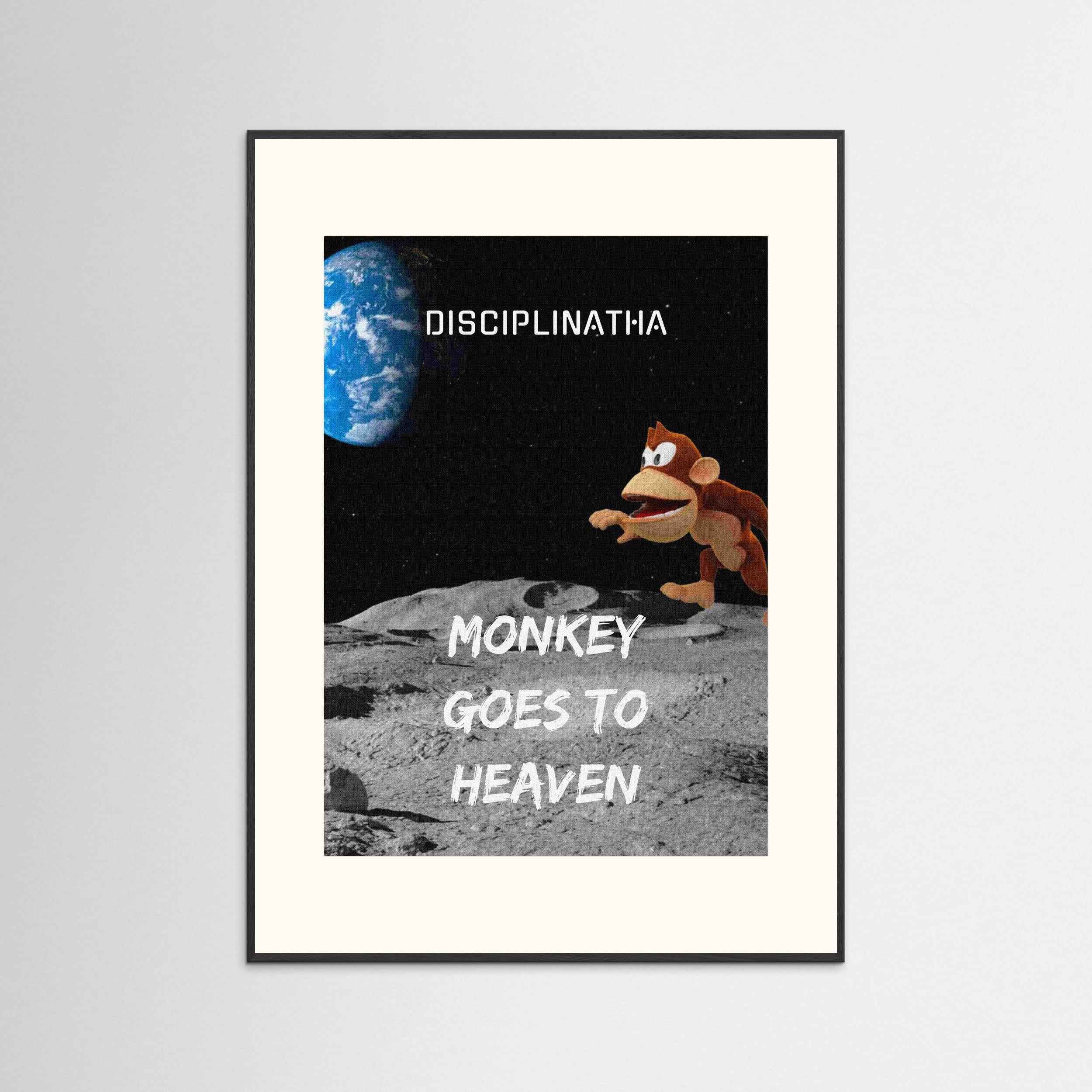 Extra 1 - Monkey goes to Heaven - Fine art paper print